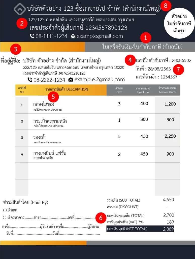 ใบลดหนี้ (Credit Note) ข้อความสำคัญที่ต้องมีอะไรบ้าง?